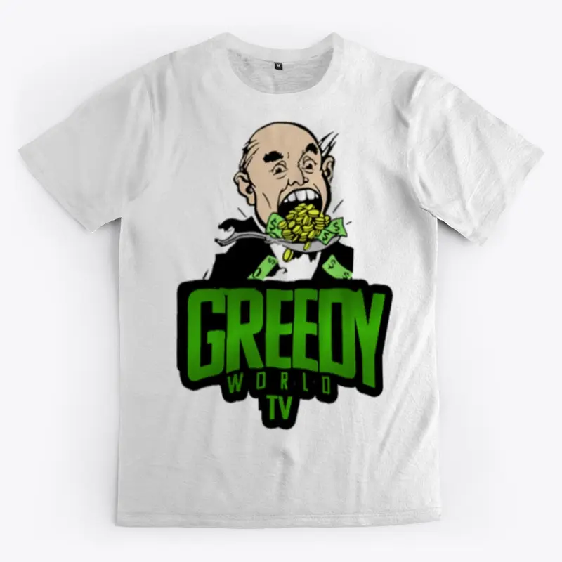 Greedy World Mascot logo