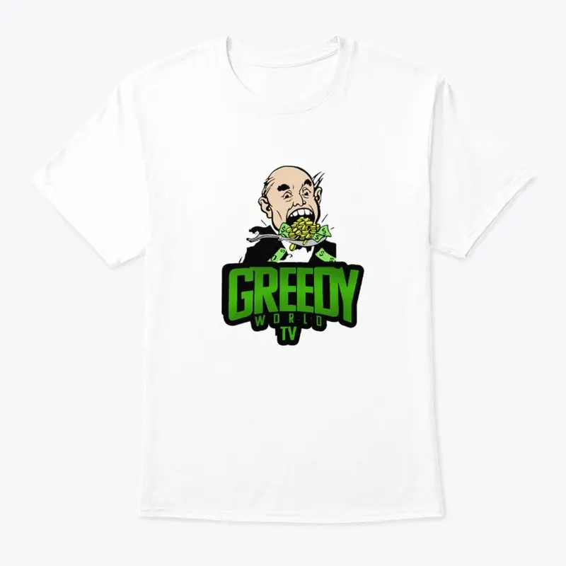 Greedy World Mascot logo